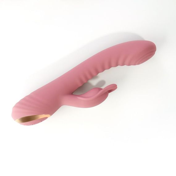 Вібратор-кроль рельєфний Sweet Em Velvet Lure 10 режимів вібрації та 5 режимів коливань, рожевий sexstyle | Зображення 4