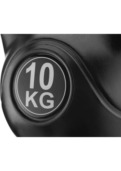 Гиря вінілова Gymtek 10кг чорний | Зображення 3