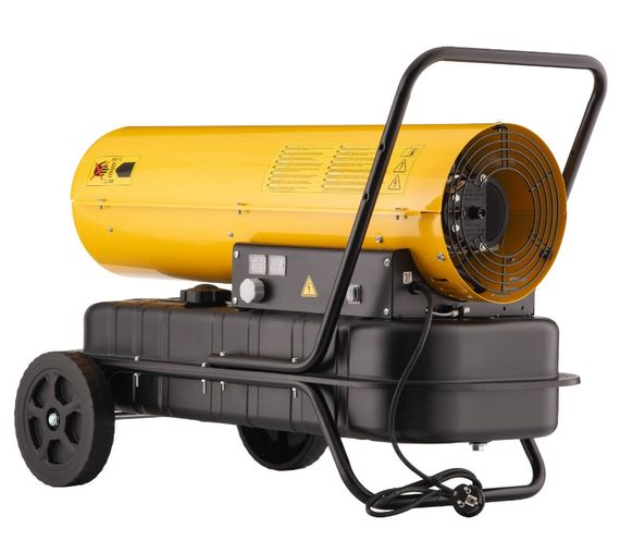 Теплова гармата 2E дизельна 30,0 кВт, площа обігріву 380 кв.м., жовтий (2E-DH30750) | Зображення 9