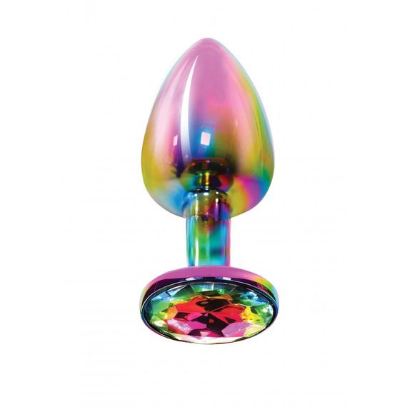 Анальна пробка S із кристалом Toy Joy, різнокольорова Sex Aura | Зображення 2