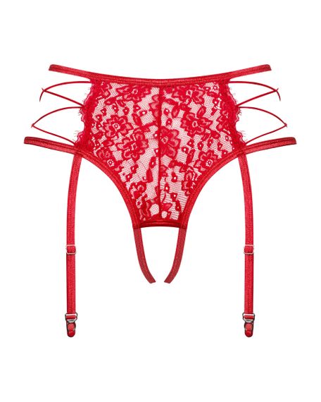 Пояс для панчох Obsessive Rediosa L/XL | Зображення 4