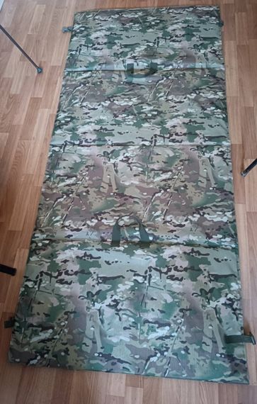 Мат тактичний каремат килимок стрілецький Мультикам 200*90 см з 4 секцій зложується | Зображення 9
