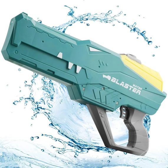 Водяной пистолет детский «Крокодил» Water Gun • Аккумуляторный водный бластер с автоматическим набором воды для летних игр | Зображення 2