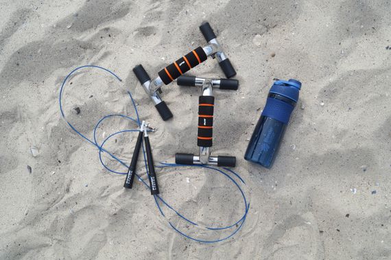 Скакалка швидкісна Power System PS-4033 Crossfit Jump Rope Blue (2,8m.) | Зображення 5