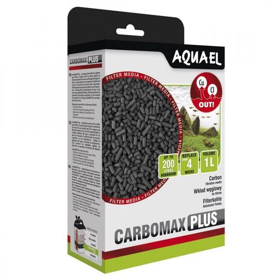 Вкладиш Aquael для фільтра CarboMax Plus активоване вугілля 2 шт 1 л