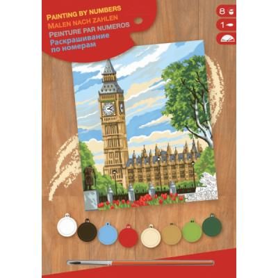 Набор для творчества Sequin Art PAINTING BY NUMBERS JUNIOR Big Ben (SA1331)