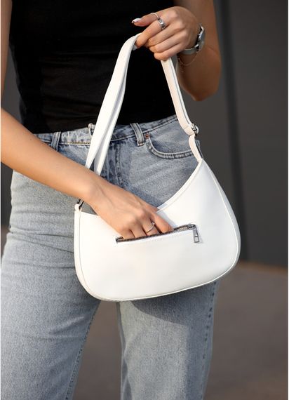 Сумка жіноча Sambag Leoma KOR Біла 29 х 7 х 16 см (53090008) | Зображення 2