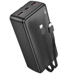 Портативний ЗП Power Bank Borofone BJ57B Graceful 22.5W+PD20W with cable 30000 mAh Black