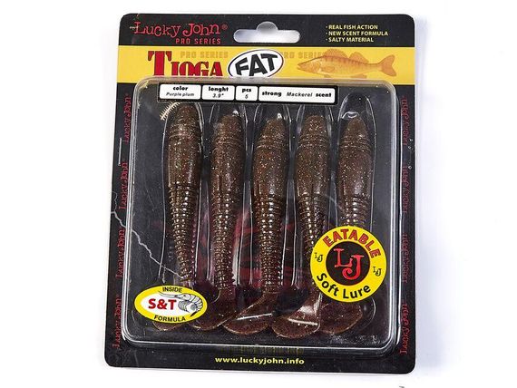 Виброхвост 3,9" LJ Лаки Джон Tioga Fat 140146-S13 | Зображення 1