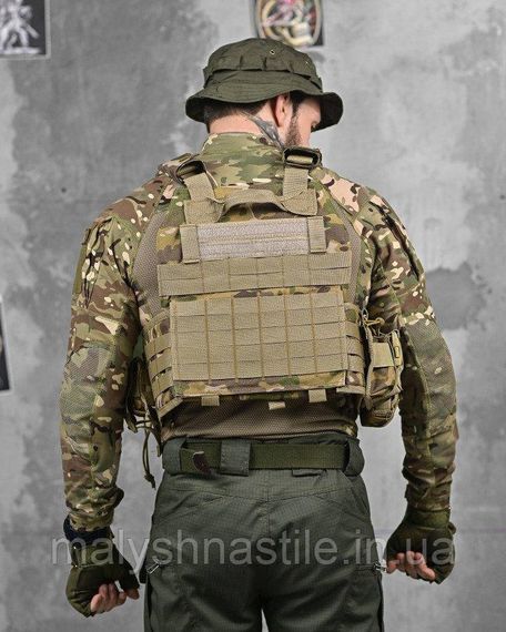 Плитоніска 4 швидких скидання з наплічником Cordura мультикам ДЛ63963 | Зображення 3