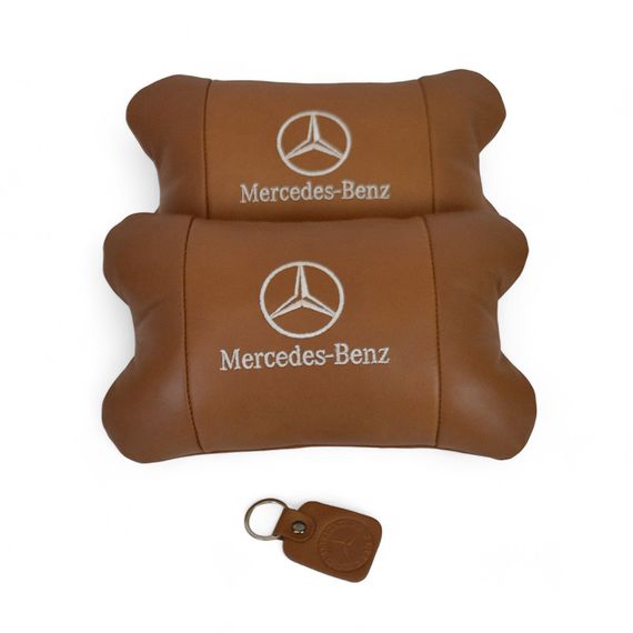 Подарунок подушка дорожня Mercedes-Benz Мерседес, Автоподушка під голову, Подарунок в машину чоловікові YT-49 | Зображення 4