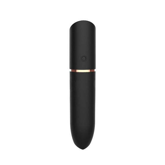 Віброкуля-помада Adrien Lastic Rocket Black, потужна, дискретна, для точкової стимуляції клітора | Зображення 1