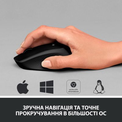 Мышка Logitech M330 Silent plus Black (910-004909) (910-004909) | Зображення 3