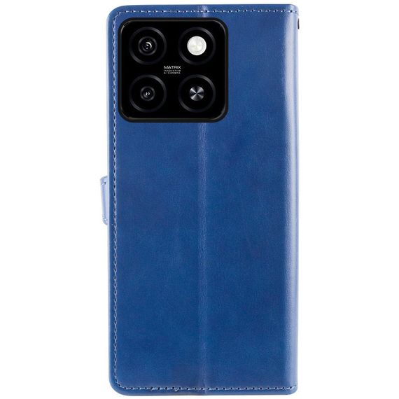 Шкіряний чохол-книжка GETMAN Gallant (PU) для ZTE Blade A55 4G Синій | Зображення 5