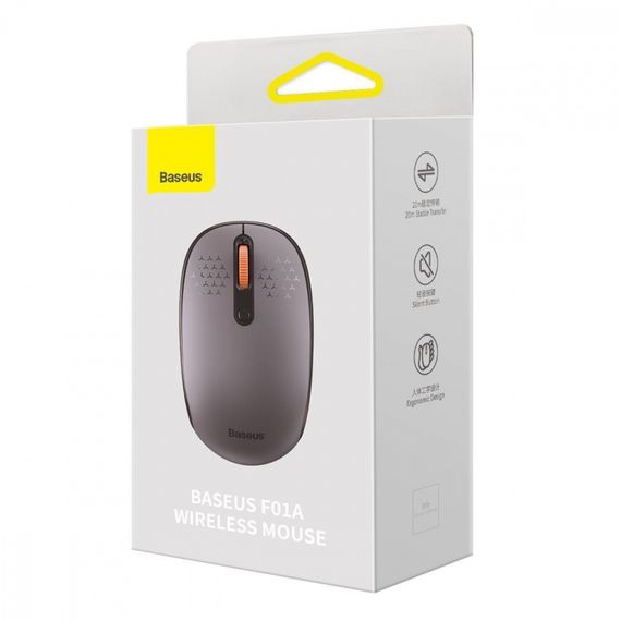 Бездротова Комп'ютерна Миша Baseus F01A gray | Зображення 1