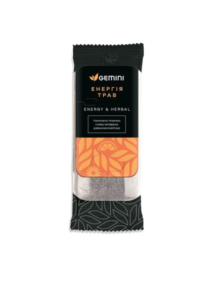 Чай Gemini Гранд Пак для чашки Energy Herbal Енергія трав 15шт