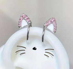 Кафа котячі вушка, кафи котячі вушка, з вушками, кафи з вушками, кафи котик, кафика з котиком, кафи з камінчиками Білій