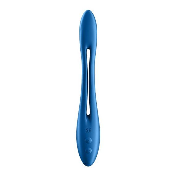 Гнущийся универсальный вибратор (эрекционное кольцо) SATISFYER ELASTIC JOY BLUE sexstyle | Зображення 1