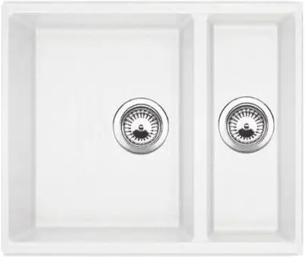 Кухонна мийка Fabiano Quadro 56x46x15 Alpine White 8221.301.0481