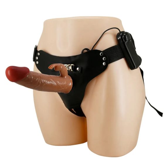 Страпон унісекс з вібростимуляцією Pretty Love - Marion Universal Strap-On Harness, Dildo 7.4'' sexstyle | Зображення 4