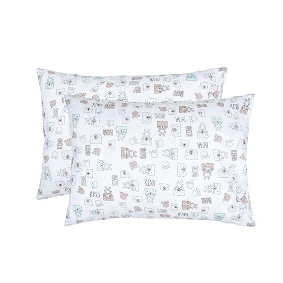 Набір наволочок Home Line 65412 Україна 50x70  Бавовна Зелений, Коричневий