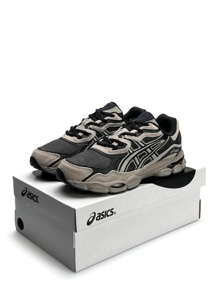 Чоловічі кросівки ASICS Gel-NYC Grey Black Light Brown весна / осінь A3496 44 28 | Зображення 3