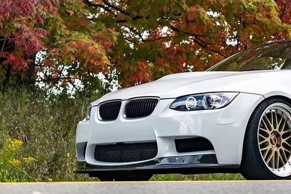 Накладка на передній бампер Lip AK-Style (для M3, Карбон) для BMW 3 серія E-90/91/92/93 2005-2011 рр | Зображення 4