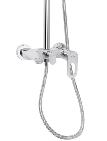Душова система універсальна Lidz Latwa 1030, Chrome (k35) LDLAT1030CRM45417 | Зображення 9