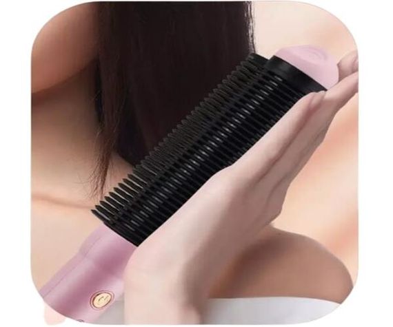 Унікальний гребінець-випрямляч для волосся Fashion Hairdresser S9 Рожевий (S9_424) | Зображення 4