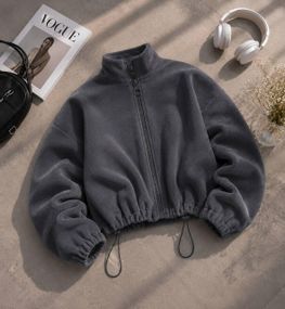 Флисовая теплая повседневная женская зип худи розовый графитовый 42-46 графит, 42/46