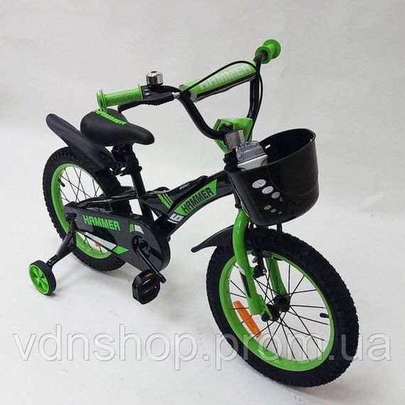 Велосипед для малюків з коліщатками Hammer, Дитячий велосипед для активного відпочинку UP-99 | Зображення 4