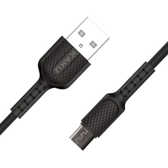 USB кабель Kaku KSC-111 USB - Micro USB 1m - Black | Зображення 1