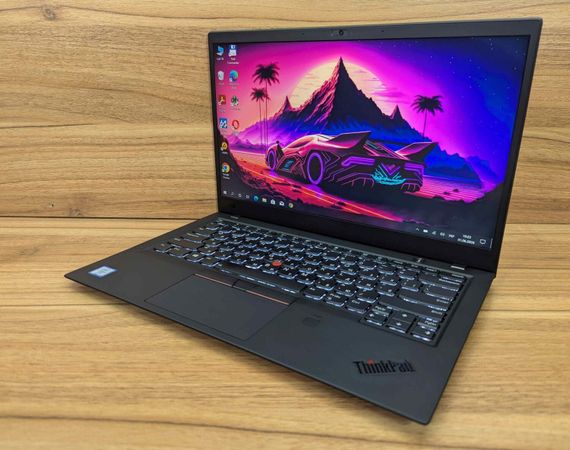 Ультрабук Lenovo ThinkPad x1 Carbon 6th / 14" (1920x1080) IPS Touch / Intel Core i7-8650U (4 (8) ядра по 1.9 - 4.2 GHz) / 16 GB DDR4 / 512 GB SSD / Intel UHD Graphics 620 / Fingerprint / WebCam / Windows 10 б/у + Подарок Беспроводная мышь / USB | Зображення 4
