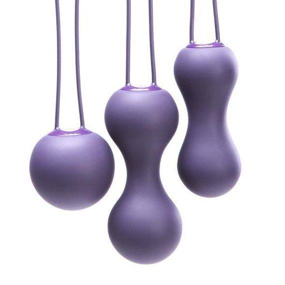 Набір вагінальних кульок Je Joue - Ami Purple, діаметр 3,8-3,3-2,7см, вага 54-71-100гр | Зображення 1