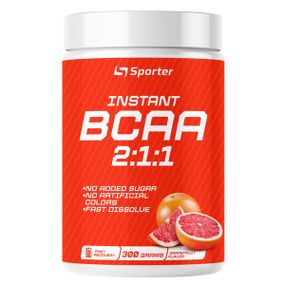 Амінокислота BCAA для спорту Sporter Instant BCAA 300 g /30 servings/ Grapefruit