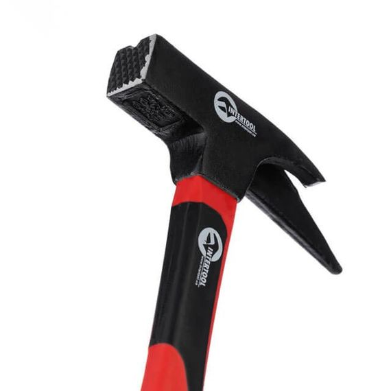 Молоток покрівельний 600 г. ручка з фібергласу INTERTOOL HT-0230 | Зображення 3