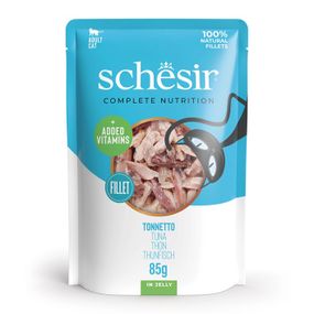 Schesir Tuna вологий корм для котів з тунцем у желе, 85 гр