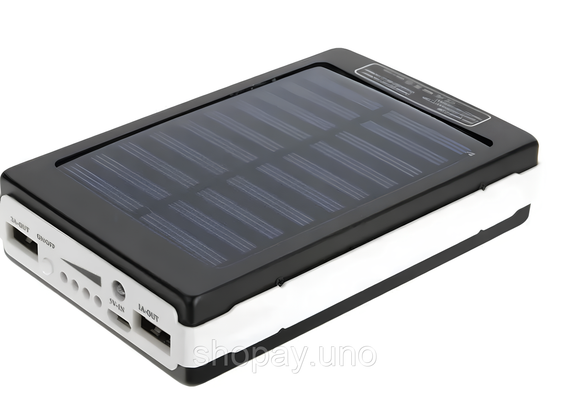 Портативное зарядное устройство с фонариком Solar Power Bank 50000 mAh | Зображення 2