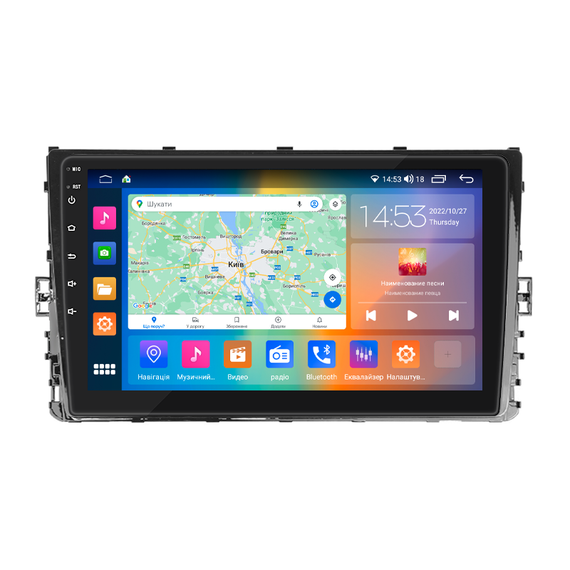 Штатная магнитола 9" Lesko для Volkswagen Transporter T6 Рестайлинг 2019-н.в 2/32Gb CarPlay 4G Wi-Fi GPS Prime | Зображення 1