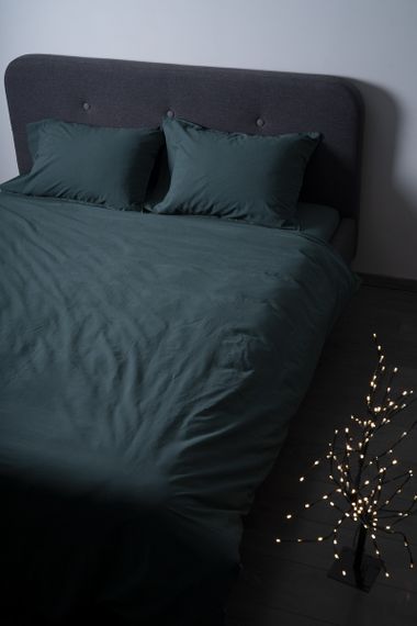 Комплект постільної білизни SoundSleep Stonewash Adriatic dark green євро зелений (92670563) | Зображення 5