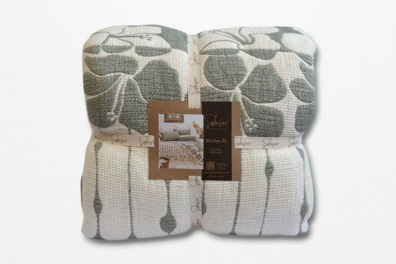 Муслиновое покрывало Saheser Sole 240 х 260 см. Yesil | Зображення 6