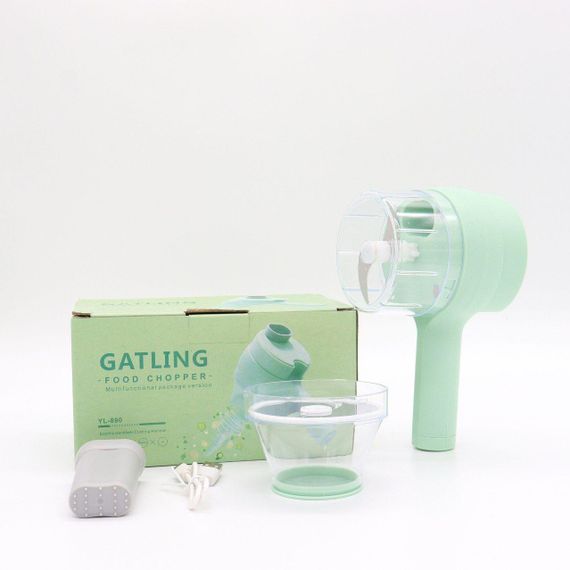 Ручной измельчитель для овощей 4в1 Food Chopper / Овощерезка электрическая / Универсальный | Зображення 8