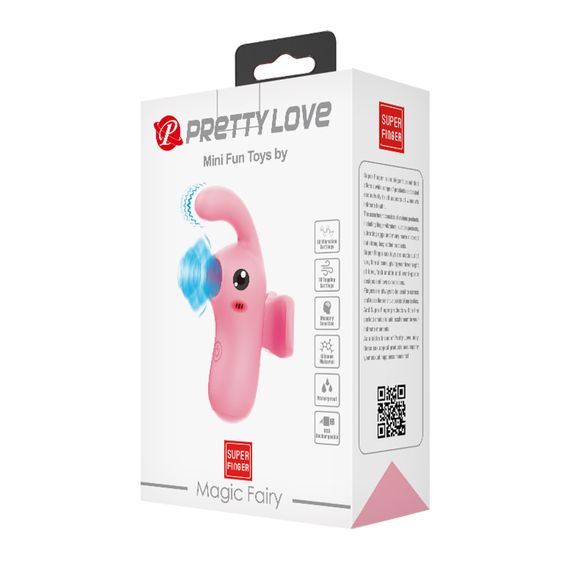 Кліторальний стимулятор на палець - Pretty Love Magic Fairy Stimulator Pink | Зображення 9