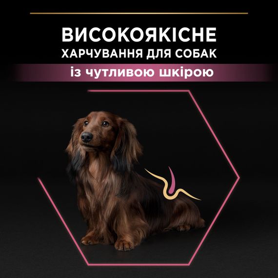 Сухий корм для собак малих порід з лососем Purina Pro Plan Small & Mini Sensitive Skin 7 кг | Зображення 2