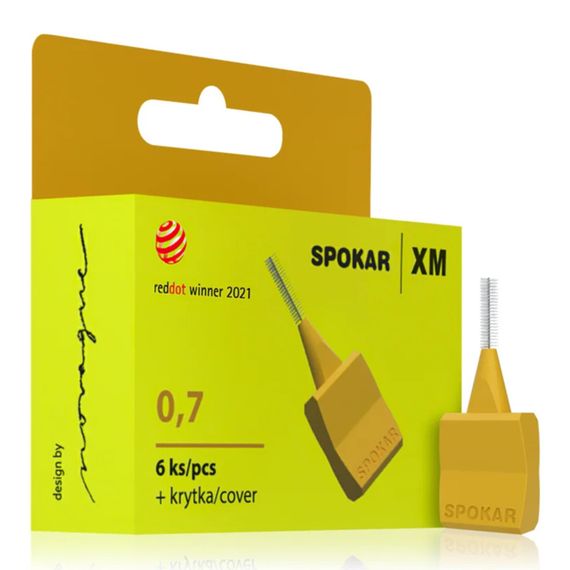 Міжзубні йоржики SPOKAR "XM" 0,7mm., жовті