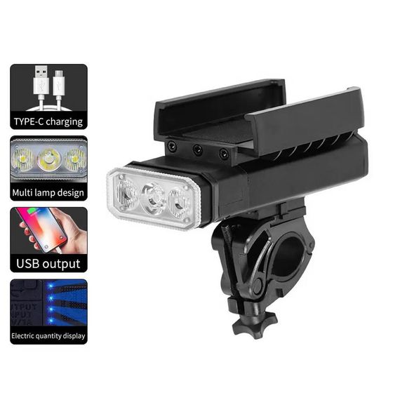 Освещение для велосипеда BK09/Z-03-3T6, Влагостойкий фонарь для велосипедов Фара led велосипеда IW-13 | Зображення 1