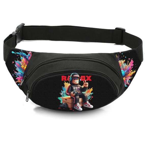 Сумка-бананка дитяча з принтом Roblox поясна сумка для хлопчика (4449)