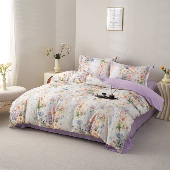 Постельное белье евро из сатина L&M Print 16 21622 200х230 см