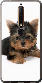 Чехол на Nokia 6 2018 Щенок йоркширского терьера "931u-1386-17620"
