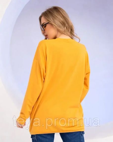 Толстовка колір гірчичний FI_006994 | Зображення 2